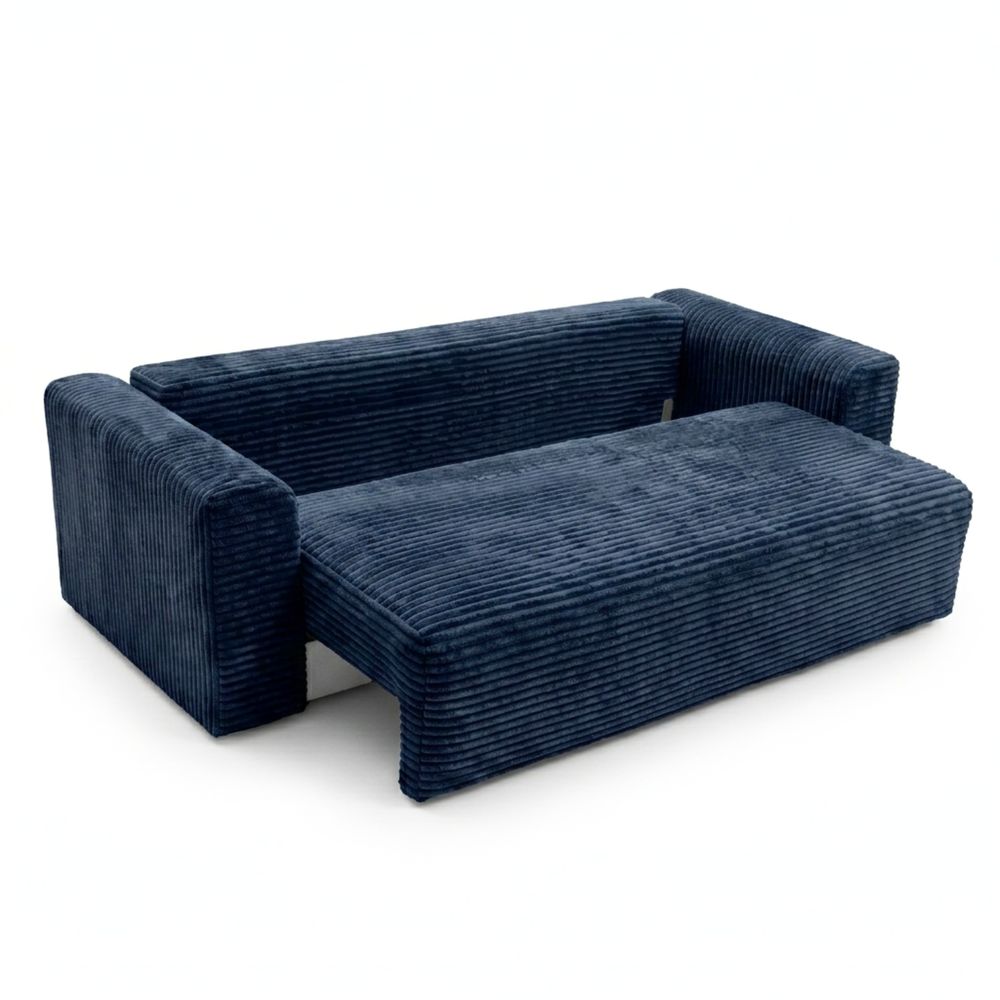 Sofa CALIDA – TILIA 77 · Tamsiai mėlyna – išskleidimo funkcija #spalva_tilia 77 · tamsiai mėlyna