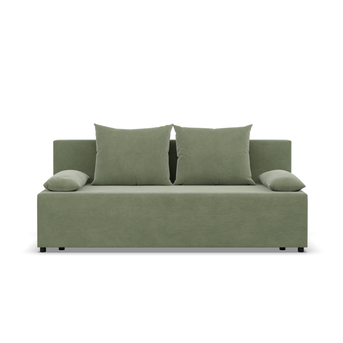 Sofa-lova FERMO – POSO 047 · Šviesiai žalia – vaizdas iš priekio #spalva_poso 047 · šviesiai žalia