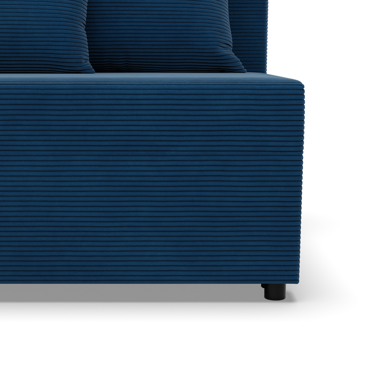 Sofa-lova FERMO – POSO 005 · Tamsiai mėlyna – apmušalų ir konstrukcijos detalė #spalva_poso 005 · tamsiai mėlyna