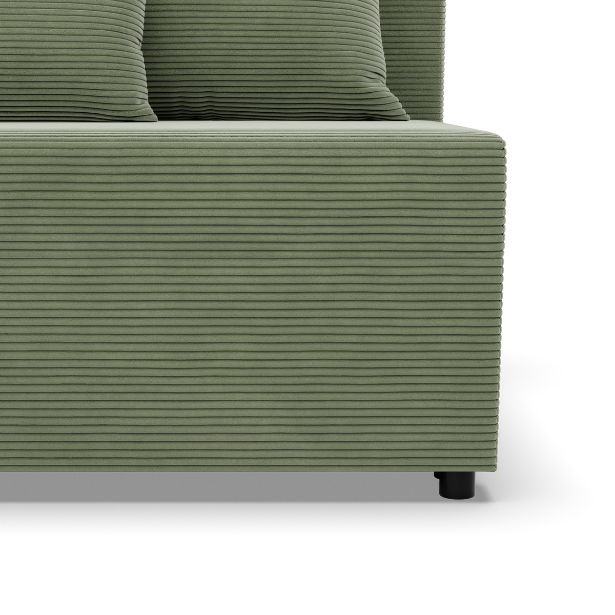 Sofa-lova FERMO – POSO 047 · Šviesiai žalia – apmušalų ir konstrukcijos detalė #spalva_poso 047 · šviesiai žalia