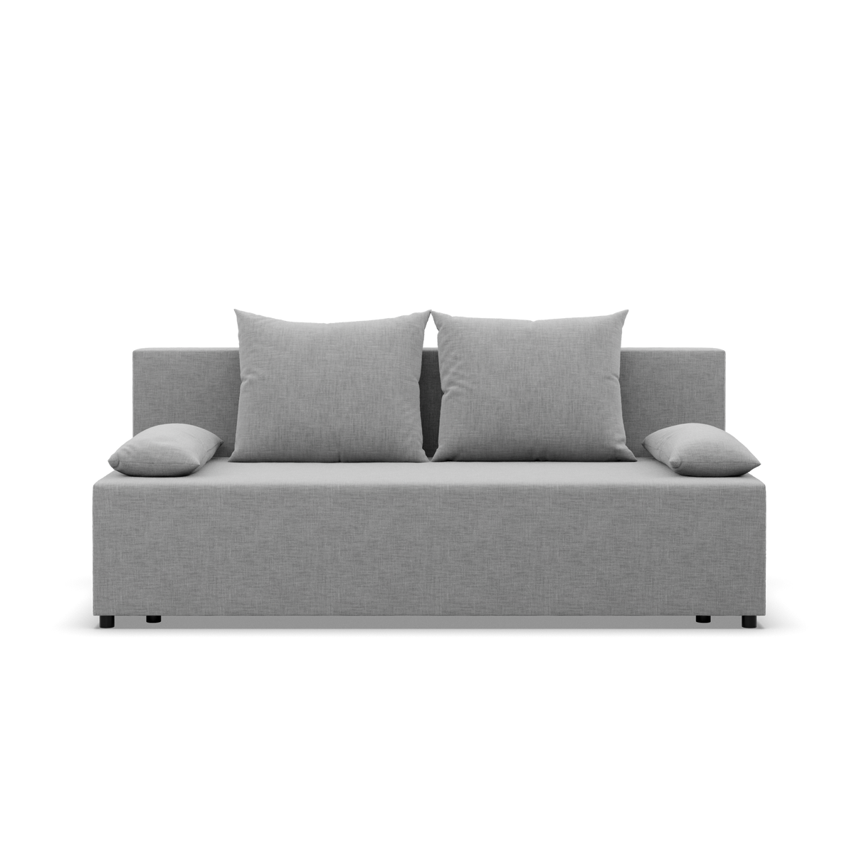 Sofa-lova FERMO – LUX 32 · Pilka – vaizdas iš priekio #spalva_lux 32 · pilka
