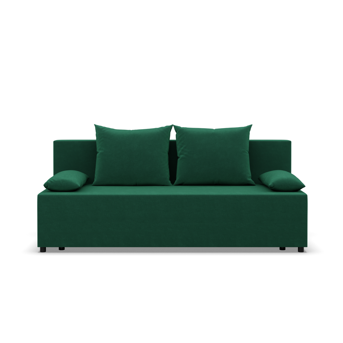 Sofa-lova FERMO – KRONOS 19 · Butelio žalia – vaizdas iš priekio #spalva_kronos 19 · butelio žalia