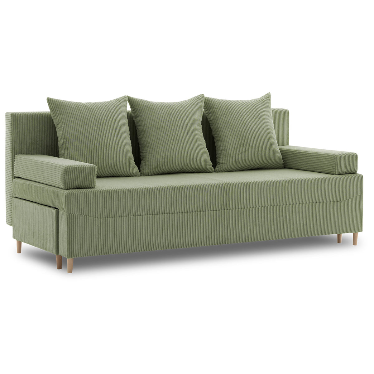 Sofa-lova FIREZE – POSO 047 · Alyvuogių – bendras vaizdas kitu kampu #spalva_poso 047 · alyvuogių