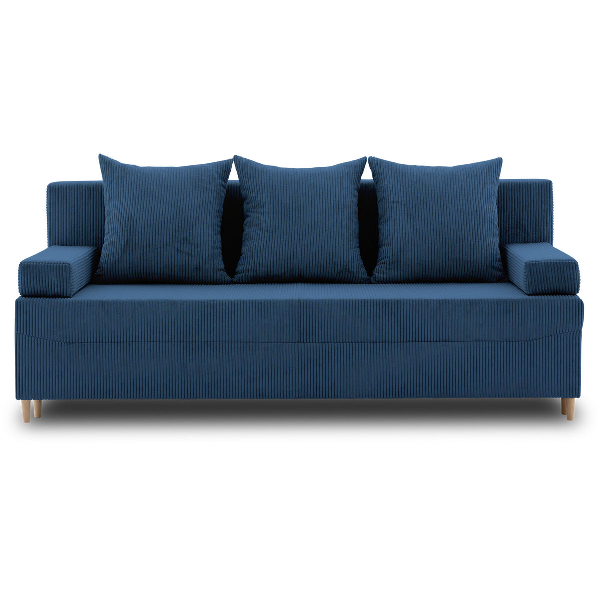 Sofa-lova FIREZE – POSO 005 · Tamsiai mėlyna – vaizdas iš priekio #spalva_poso 005 · tamsiai mėlyna