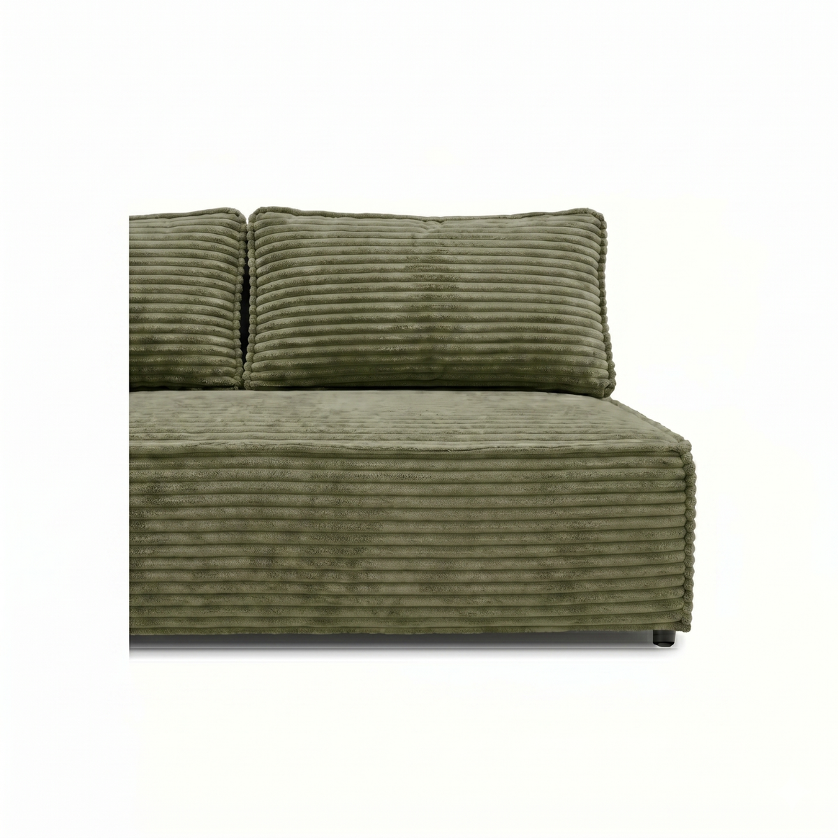 Sofa-lova FORANO – TILIA 37 · Žalia – apmušalų ir konstrukcijos detalė #spalva_tilia 37 · žalia