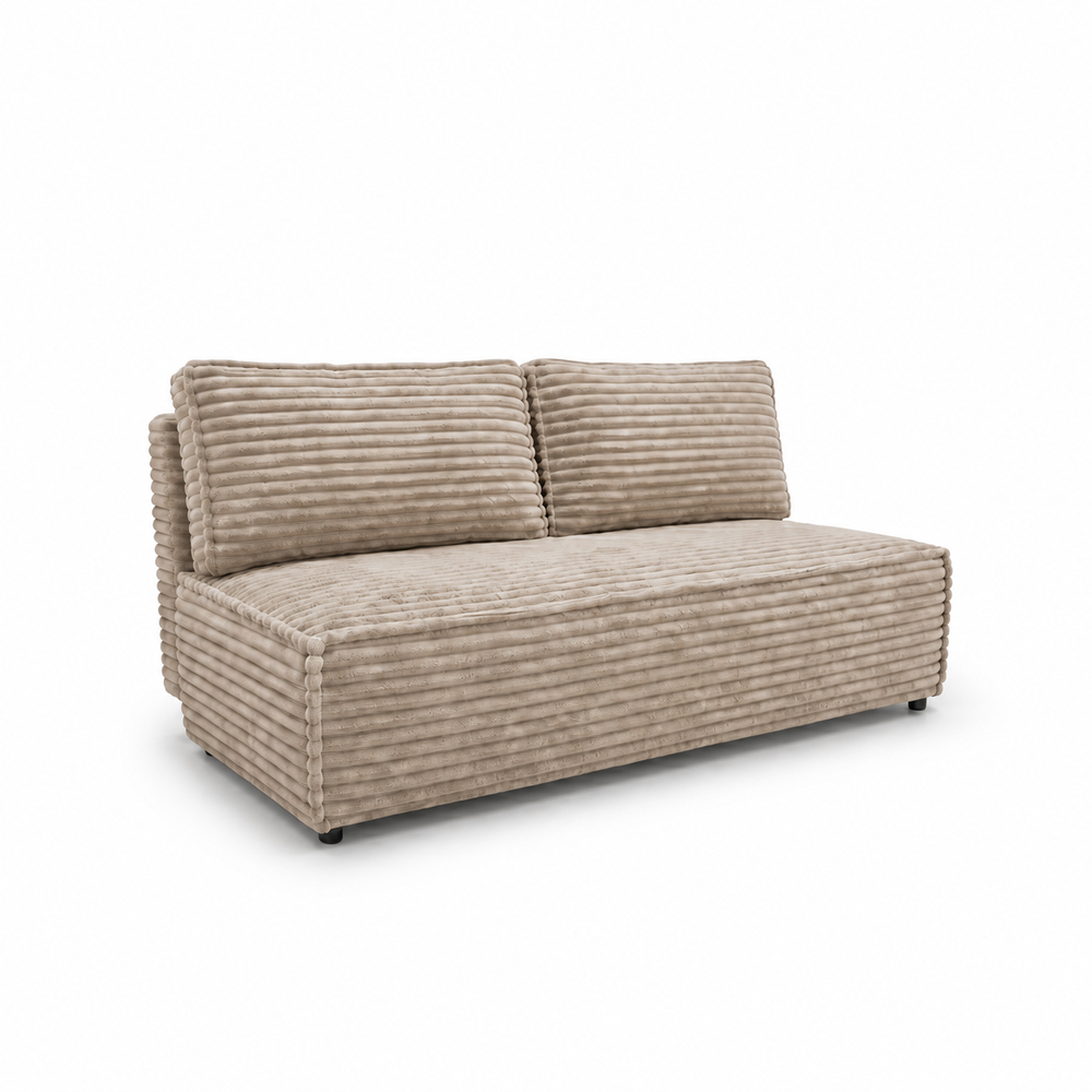 Sofa-lova FORANO – TILIA 03 · Smėlio – bendras vaizdas kitu kampu #spalva_tilia 03 · smėlio