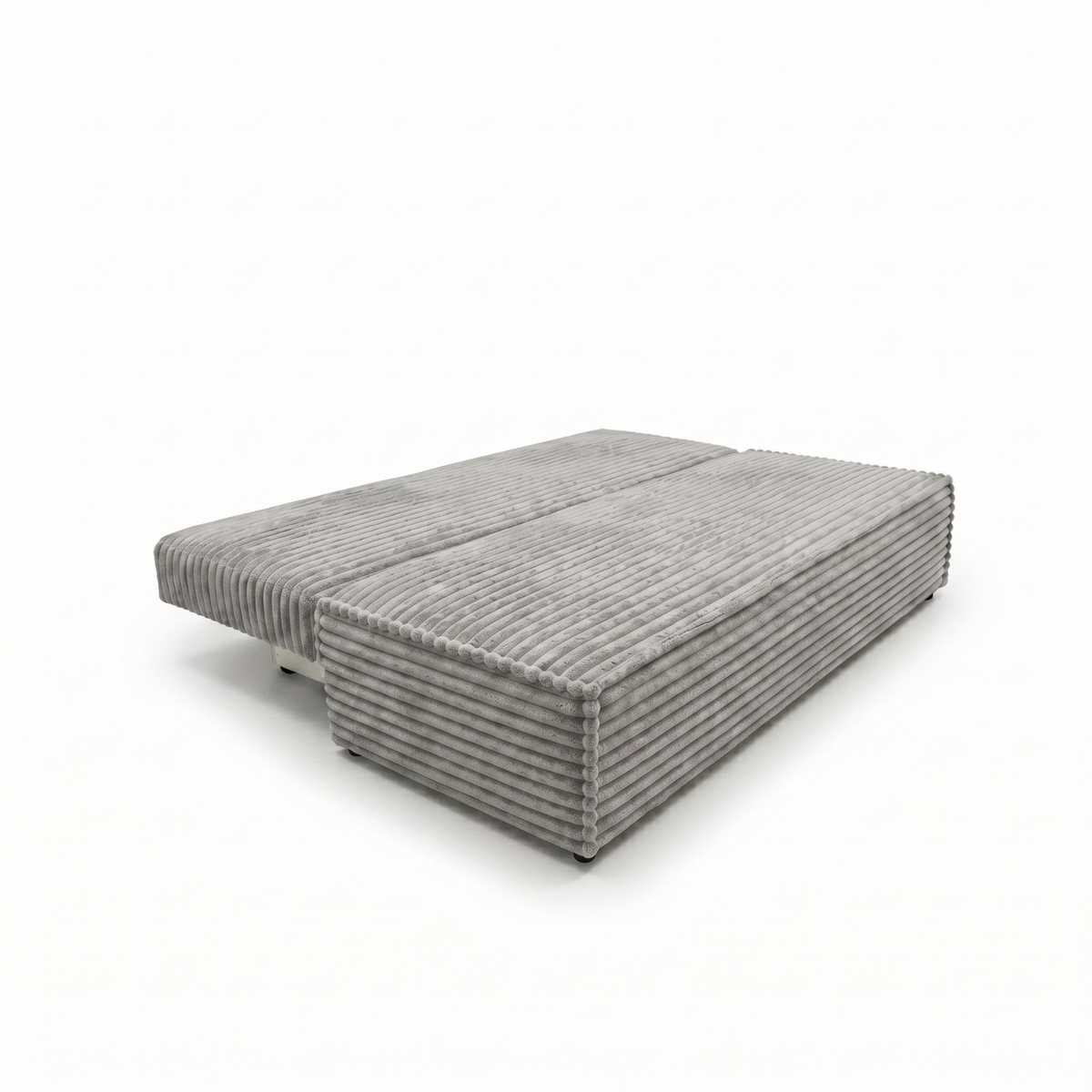 Sofa-lova FORANO – TILIA 86 · Šviesiai pilka – išskleista miegamoji dalis #spalva_tilia 86 · šviesiai pilka