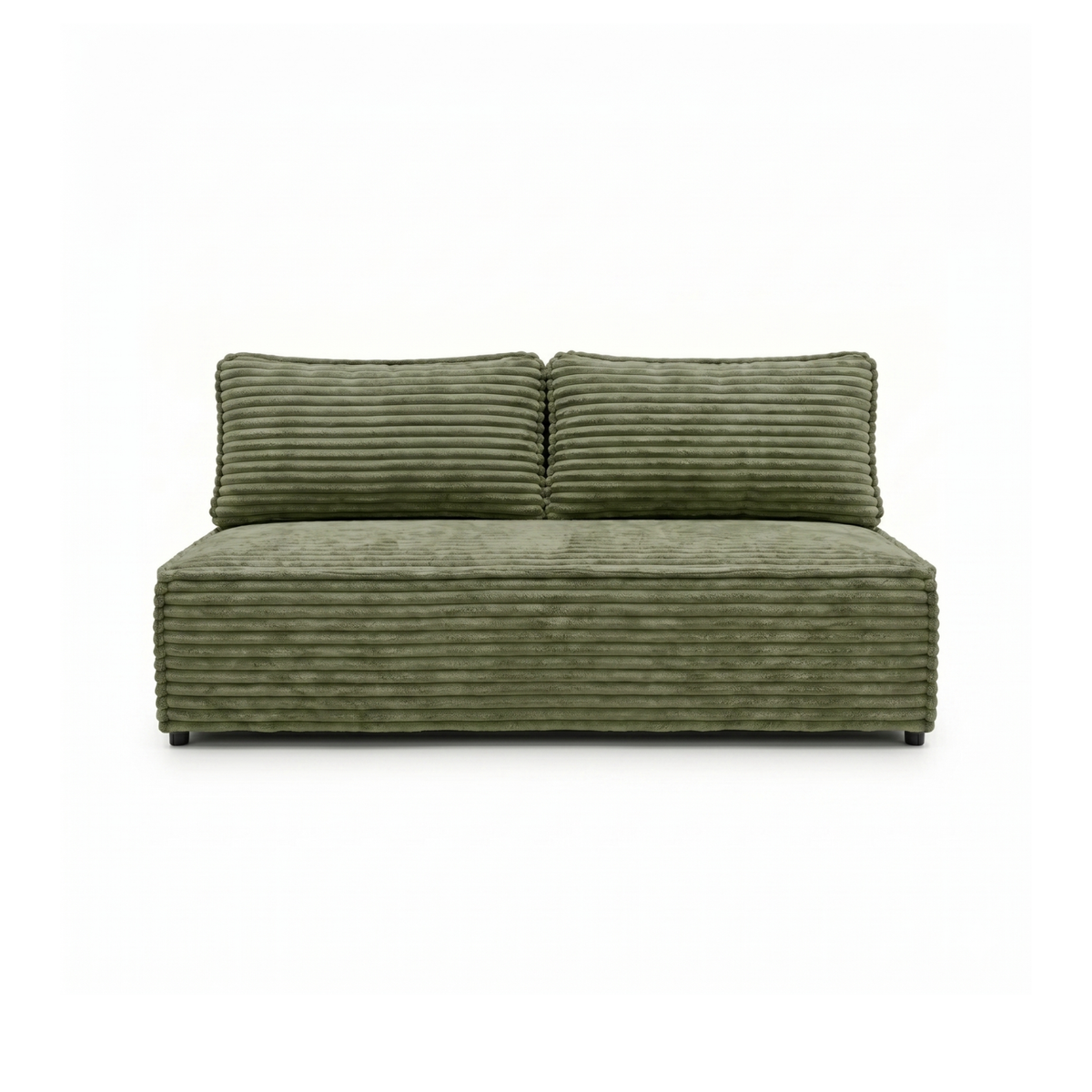 Sofa-lova FORANO – TILIA 37 · Žalia – vaizdas iš priekio #spalva_tilia 37 · žalia