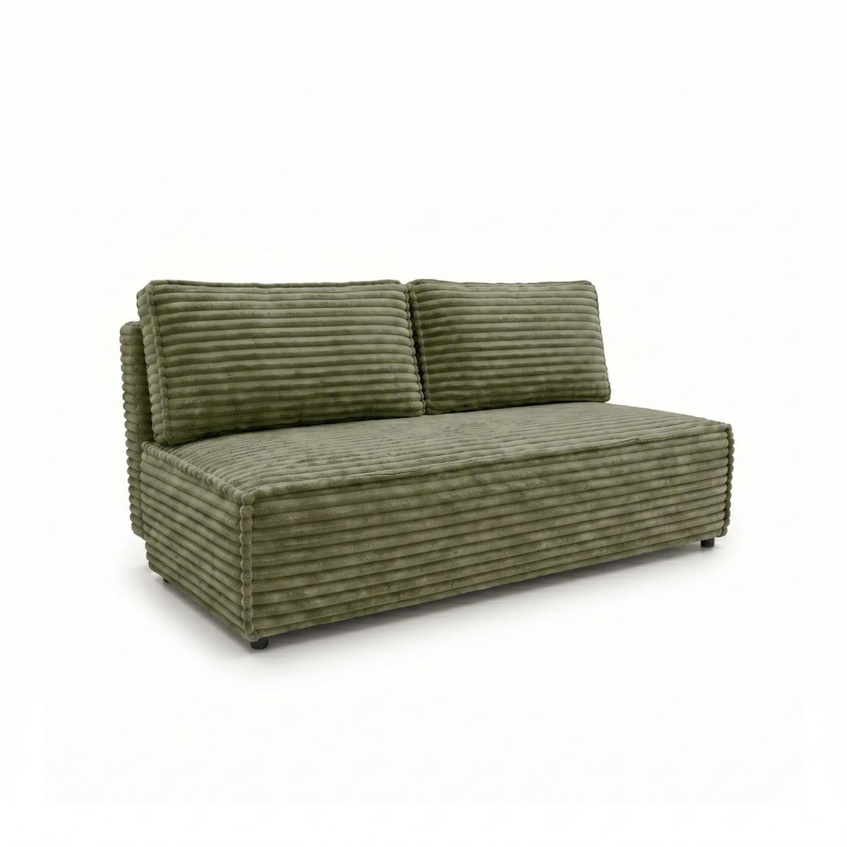 Sofa-lova FORANO – TILIA 37 · Žalia – bendras vaizdas kitu kampu #spalva_tilia 37 · žalia