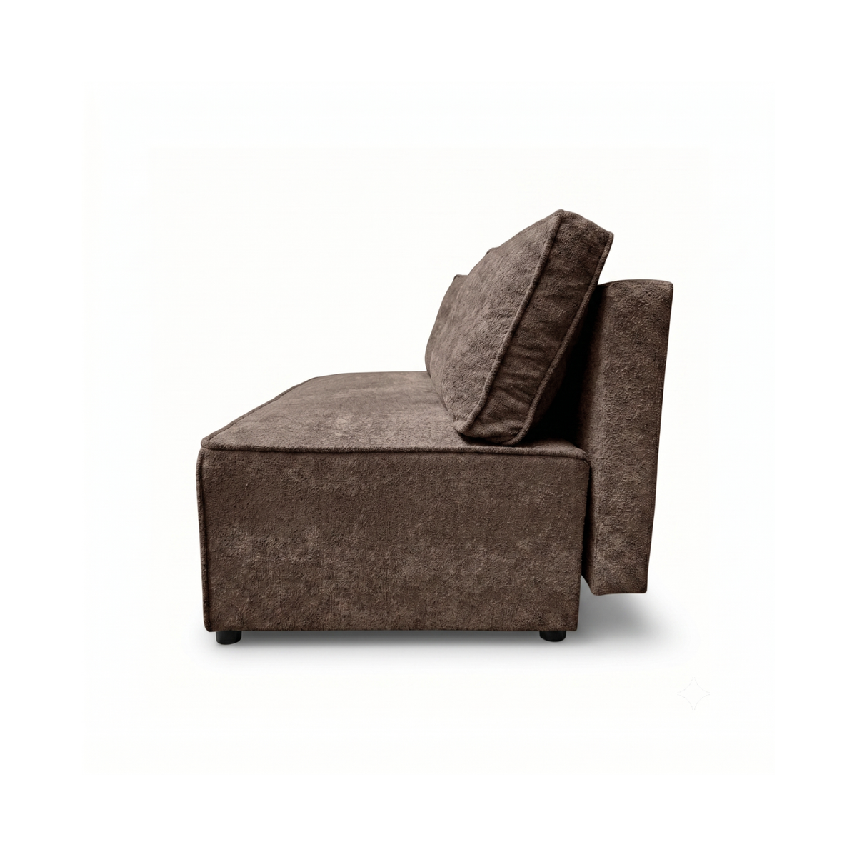 Sofa-lova FORANO – MONTE 28 · Ruda – vaizdas iš šono #spalva_monte 28 · ruda