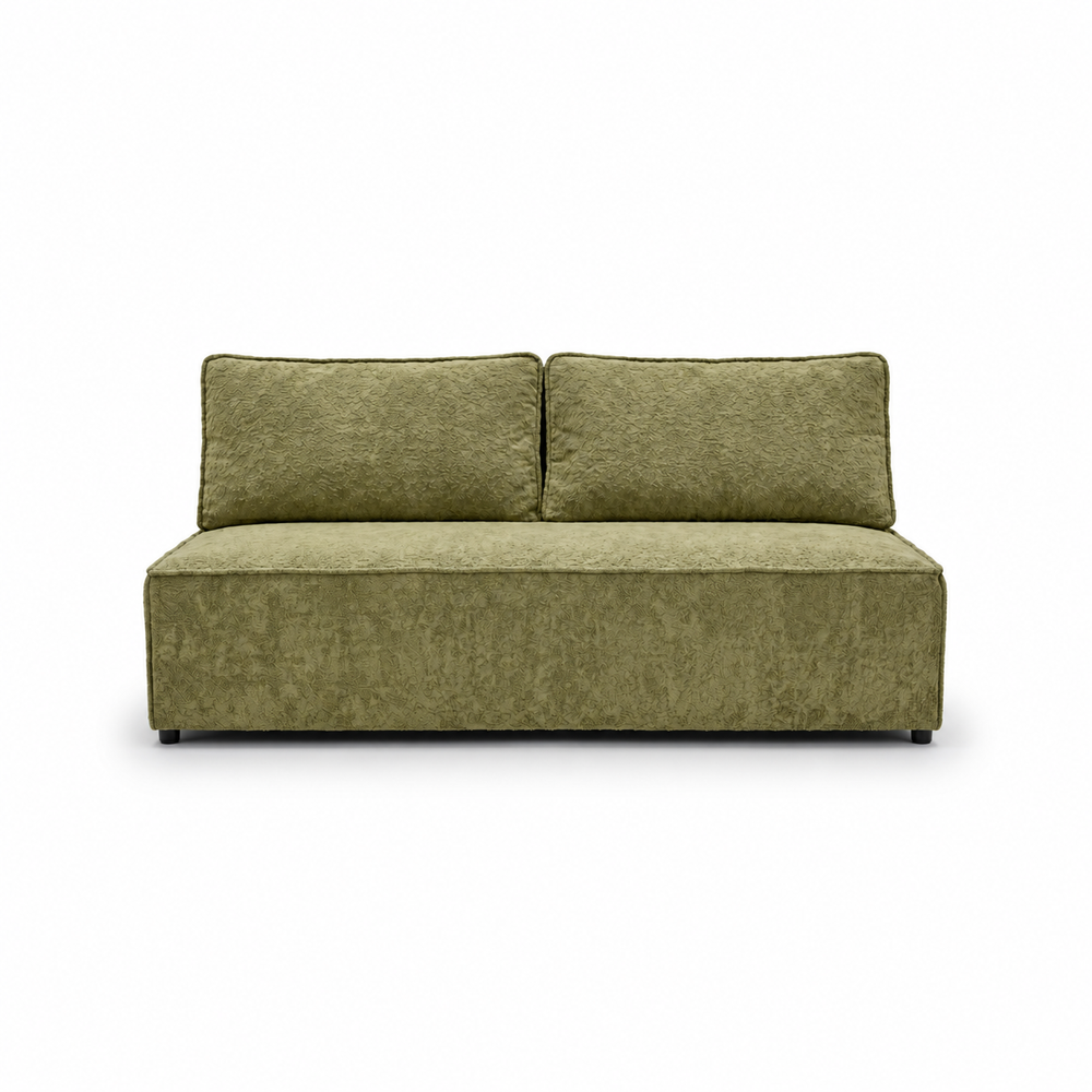 Sofa-lova FORANO – MONTE 35 · Žalia – vaizdas iš priekio #spalva_monte 35 · žalia