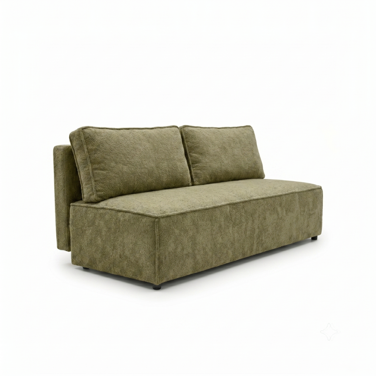 Sofa-lova FORANO – MONTE 35 · Žalia – bendras vaizdas kitu kampu #spalva_monte 35 · žalia