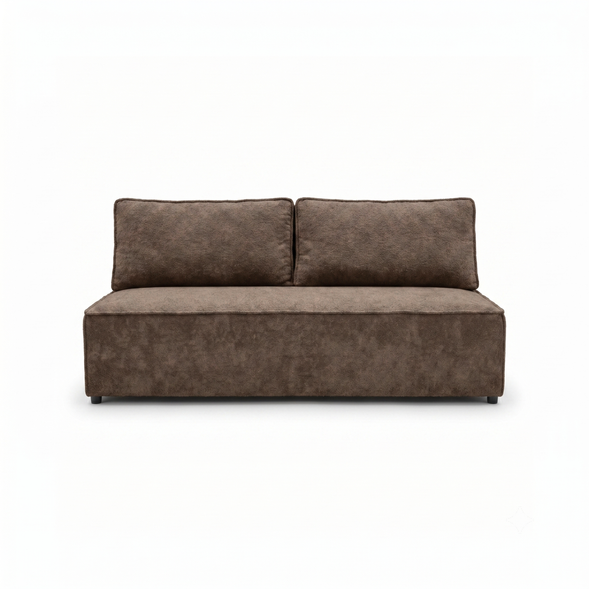 Sofa-lova FORANO – MONTE 28 · Ruda – vaizdas iš priekio #spalva_monte 28 · ruda