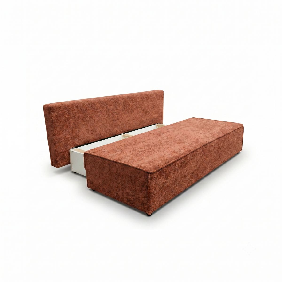 Sofa-lova FORANO – MONTE 58 · Vario – atverta patalynės dėžė #spalva_monte 58 · vario