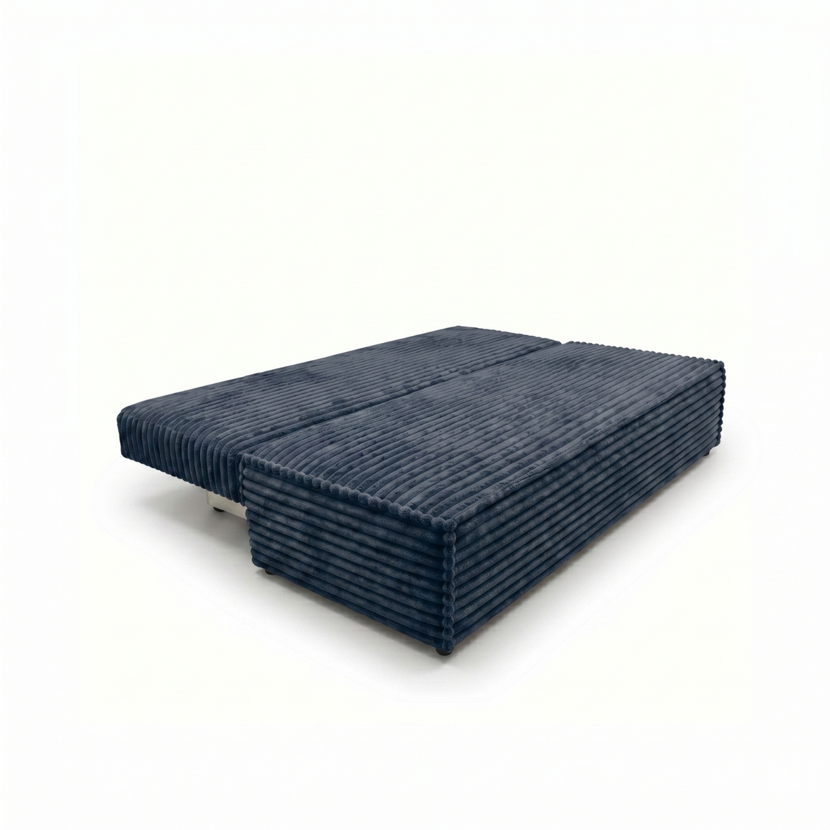 Sofa-lova FORANO – TILIA 77 · Mėlyna – išskleista miegamoji dalis #spalva_tilia 77 · mėlyna