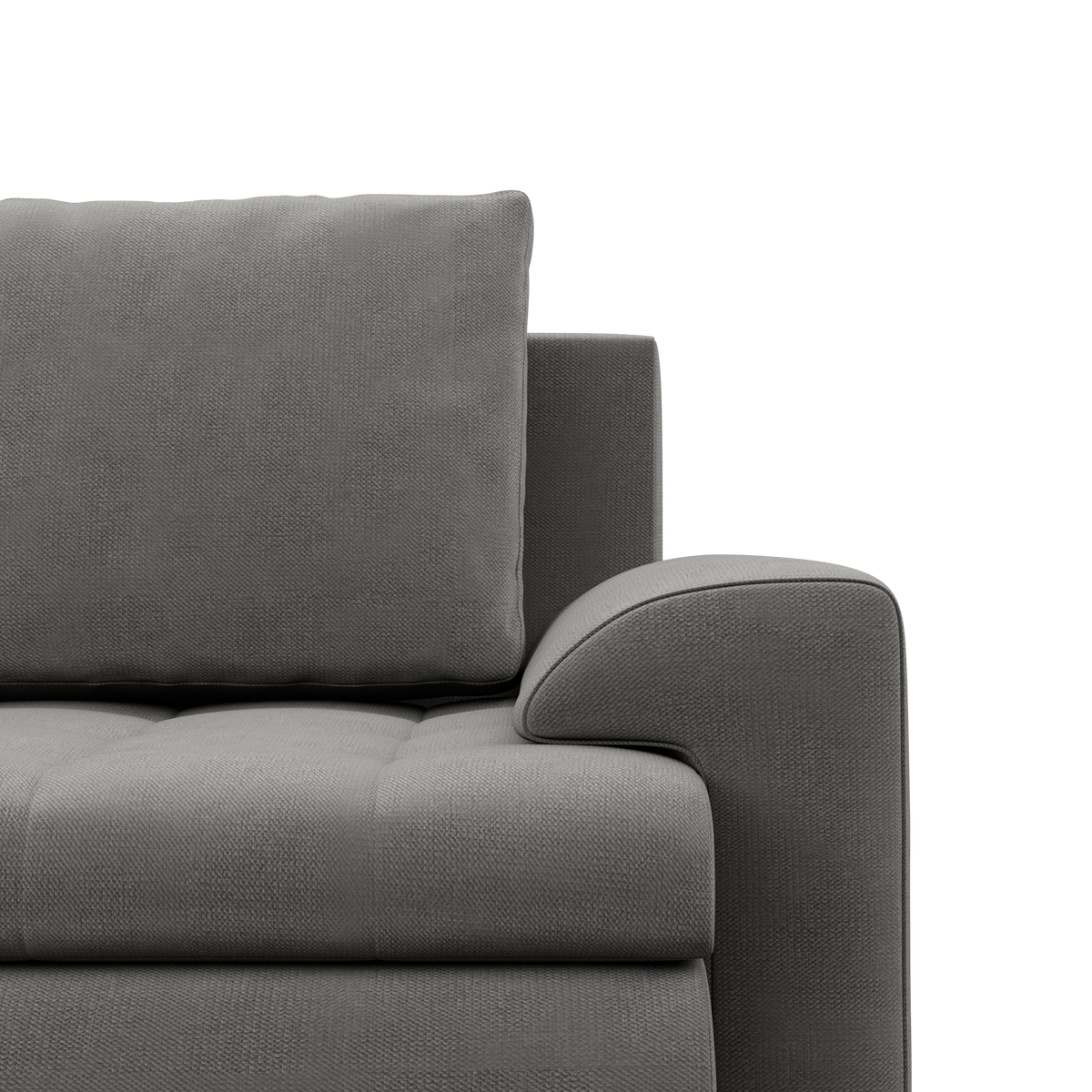 Sofa FORESTA – KRONOS 15 · Šviesiai pilka – apmušalų ir konstrukcijos detalė #spalva_kronos 15 · šviesiai pilka
