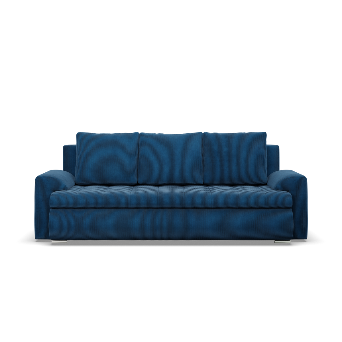 Sofa FORESTA – POSO 005 · Tamsiai mėlyna – vaizdas iš priekio #spalva_poso 005 · tamsiai mėlyna