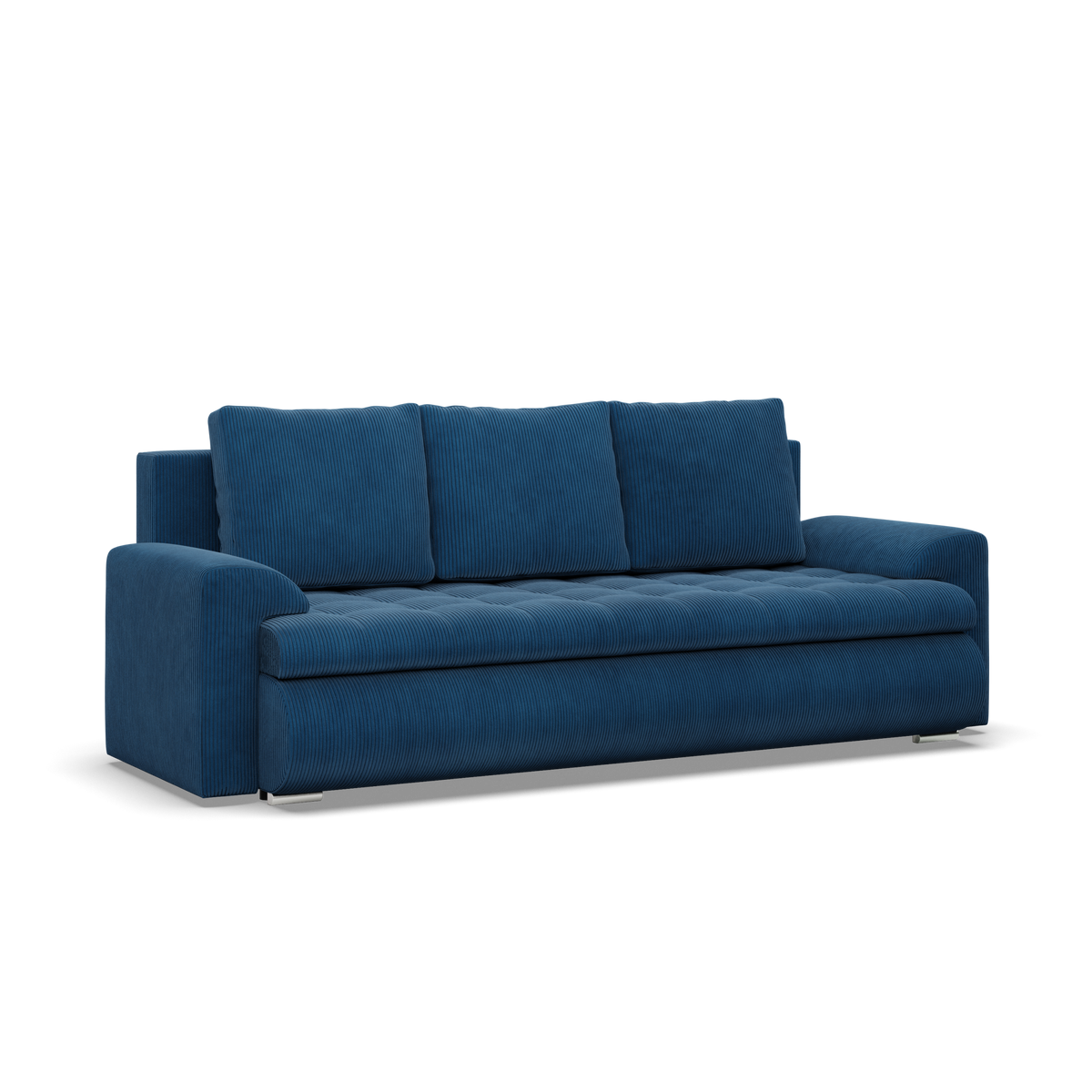 Sofa FORESTA – POSO 005 · Tamsiai mėlyna – bendras vaizdas kitu kampu #spalva_poso 005 · tamsiai mėlyna