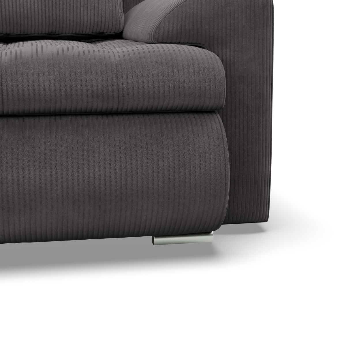 Sofa FORESTA – POSO 022 · Tamsiai pilka – apmušalų ir konstrukcijos detalė #spalva_poso 022 · tamsiai pilka