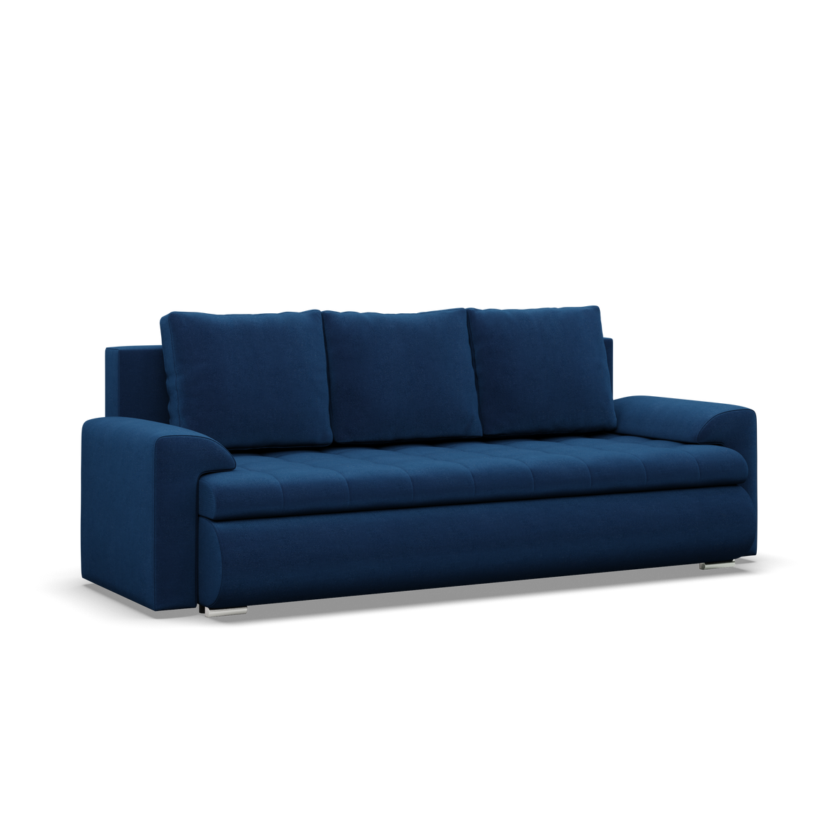 Sofa FORESTA – KRONOS 09 · Tamsiai mėlyna – bendras vaizdas kitu kampu #spalva_kronos 09 · tamsiai mėlyna