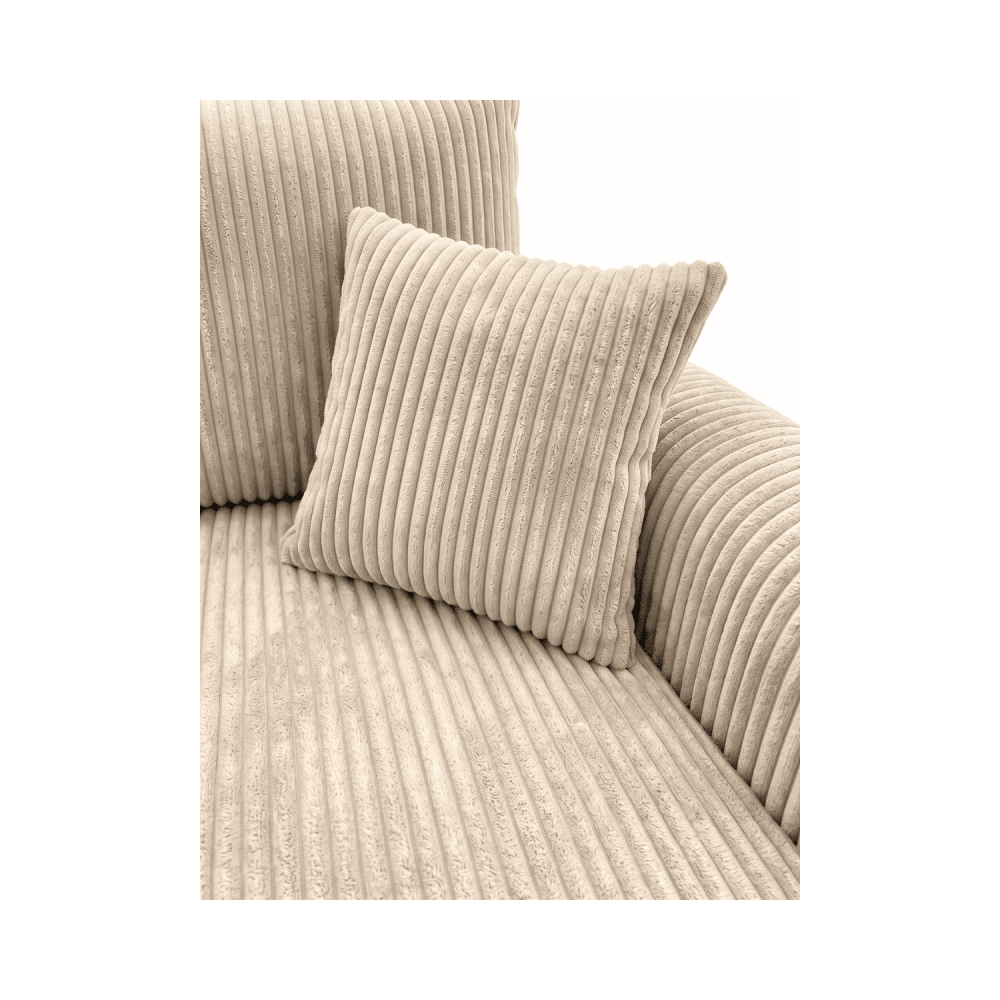 Sofa lova MELO – TILIA 03 · Smėlio – apmušalų ir konstrukcijos detalė #spalva_tilia 03 · smėlio