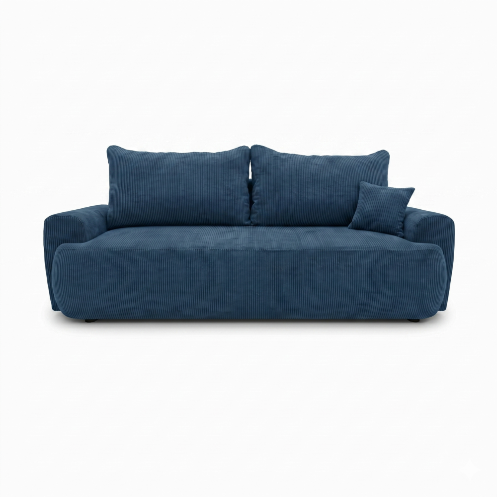 Sofa-lova ODEA – POSO 005 · Tamsiai mėlyna – vaizdas iš priekio #spalva_poso 005 · tamsiai mėlyna
