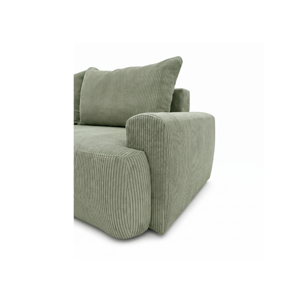 Sofa-lova ODEA – POSO 047 · Šviesiai žalia – apmušalų ir konstrukcijos detalė #spalva_poso 047 · šviesiai žalia