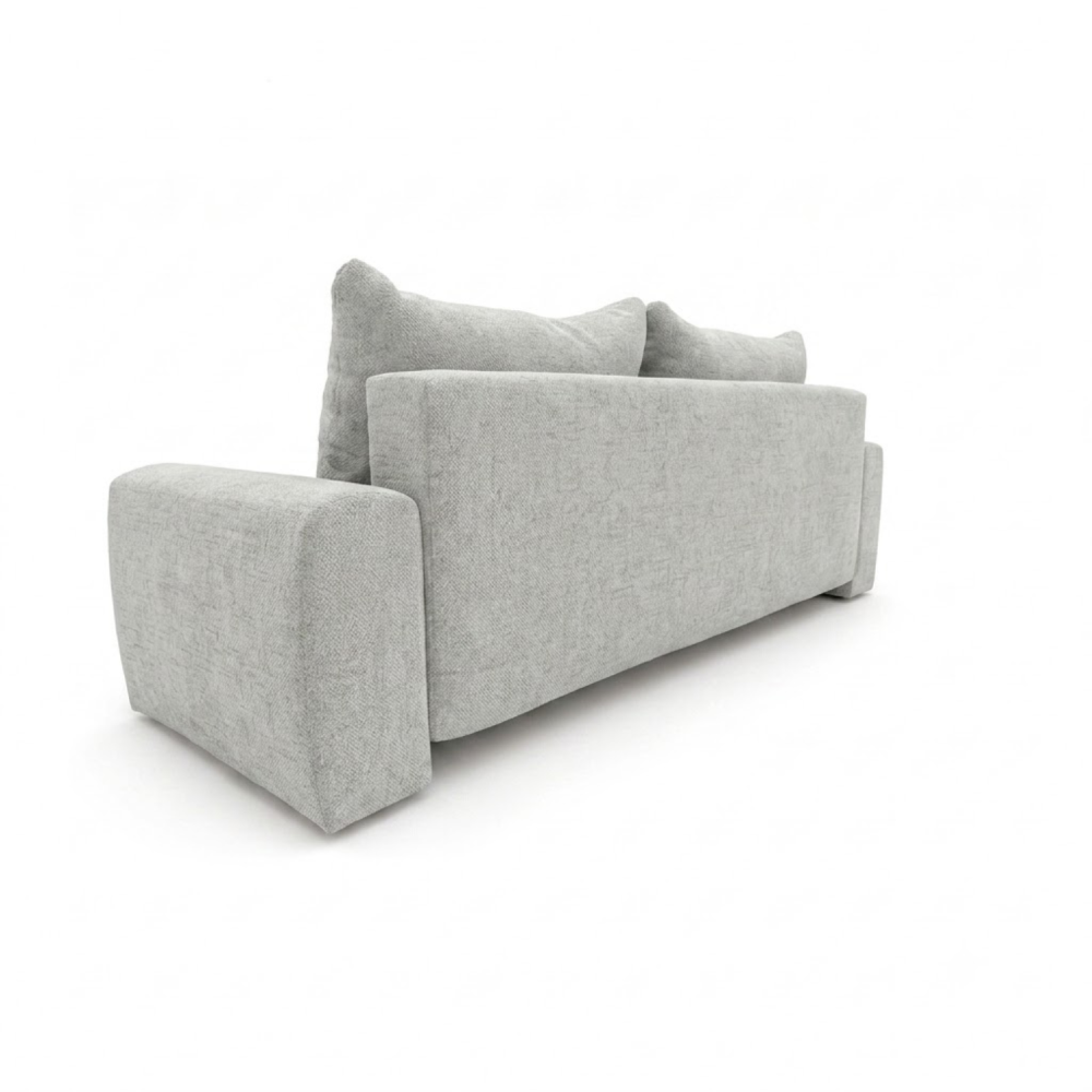 Sofa-lova ODEA – ARAGON 80 · Šviesiai pilka – vaizdas iš nugaros #spalva_aragon 80 · šviesiai pilka