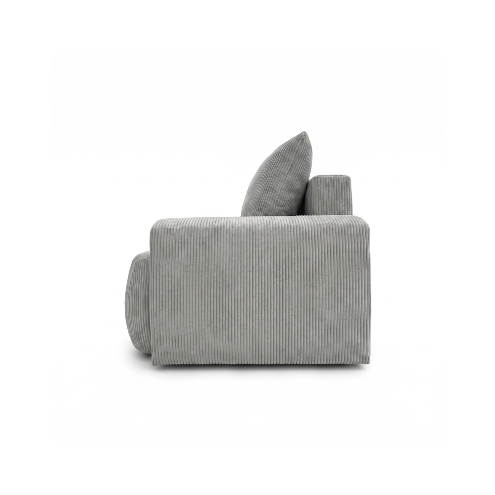 Sofa-lova ODEA – POSO 055 · Šviesiai pilka – vaizdas iš šono #spalva_poso 055 · šviesiai pilka