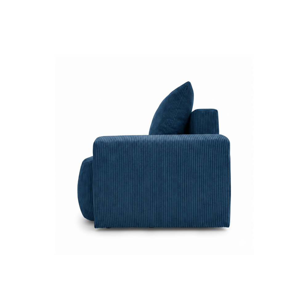 Sofa-lova ODEA – POSO 005 · Tamsiai mėlyna – vaizdas iš šono #spalva_poso 005 · tamsiai mėlyna