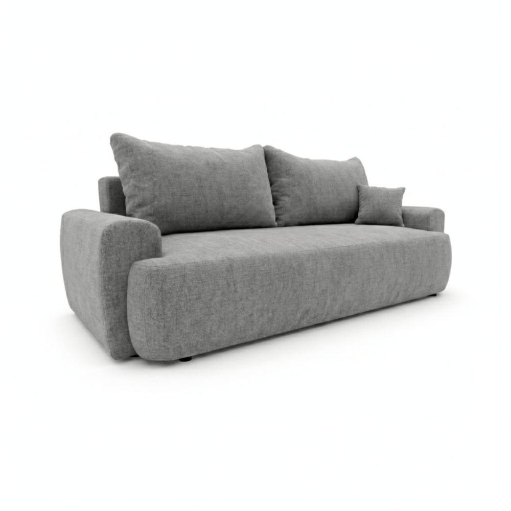Sofa-lova ODEA – ARAGON 90 · Tamsiai pilka – bendras vaizdas kitu kampu #spalva_aragon 90 · tamsiai pilka