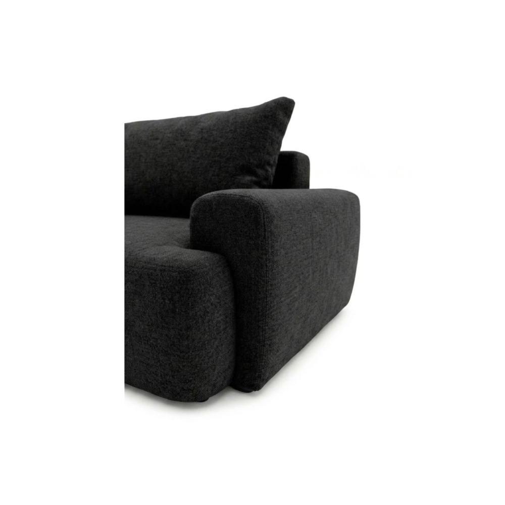 Sofa-lova ODEA – ARAGON 99 · Juoda – apmušalų ir konstrukcijos detalė #spalva_aragon 99 · juoda