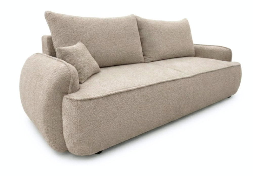 Sofa-lova OVELLA – CORAL 50 · Tamsiai smėlio – bendras vaizdas kitu kampu #spalva_coral 50 · tamsiai smėlio