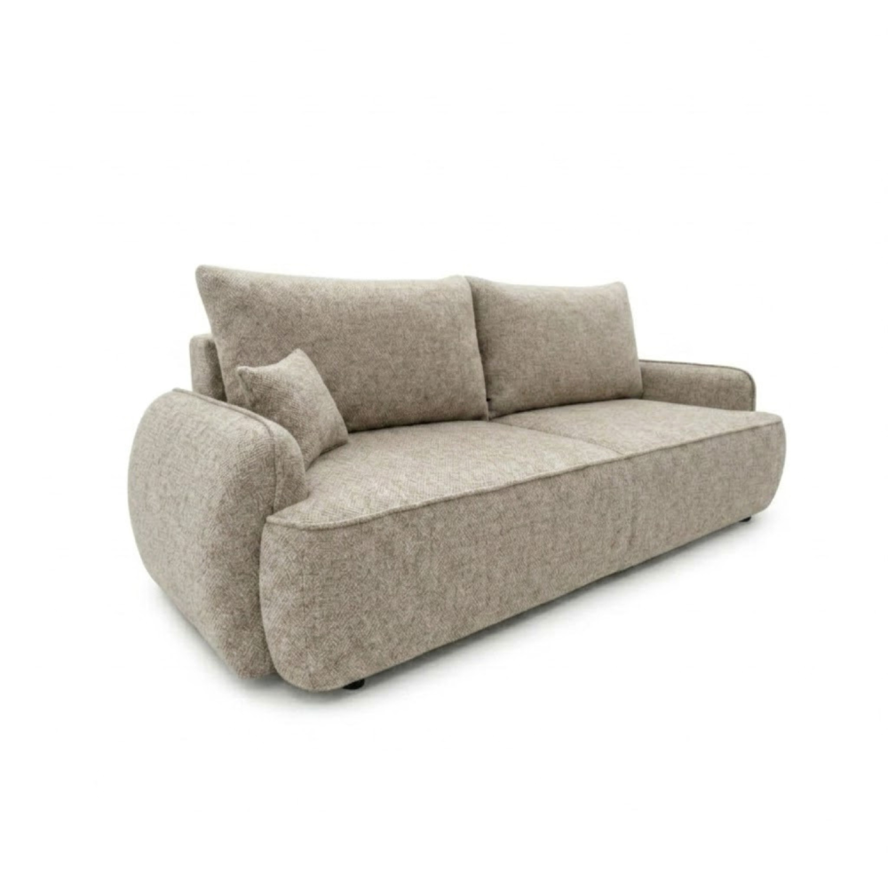 Sofa-lova OVELLA – ROBIN 8 · Tamsiai smėlio – bendras vaizdas kitu kampu #spalva_robin 8 · tamsiai smėlio