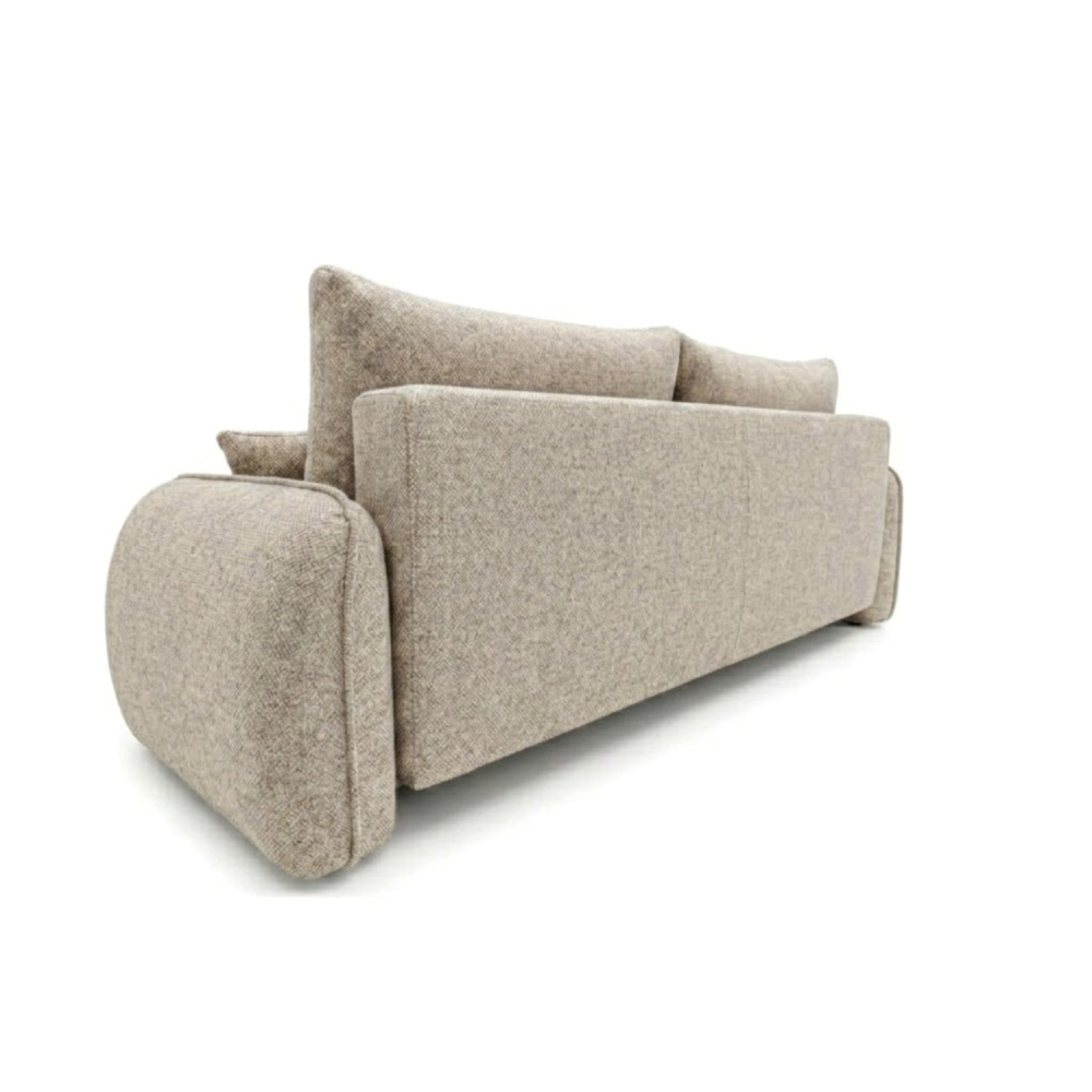 Sofa-lova OVELLA – ROBIN 8 · Tamsiai smėlio – vaizdas iš nugaros #spalva_robin 8 · tamsiai smėlio