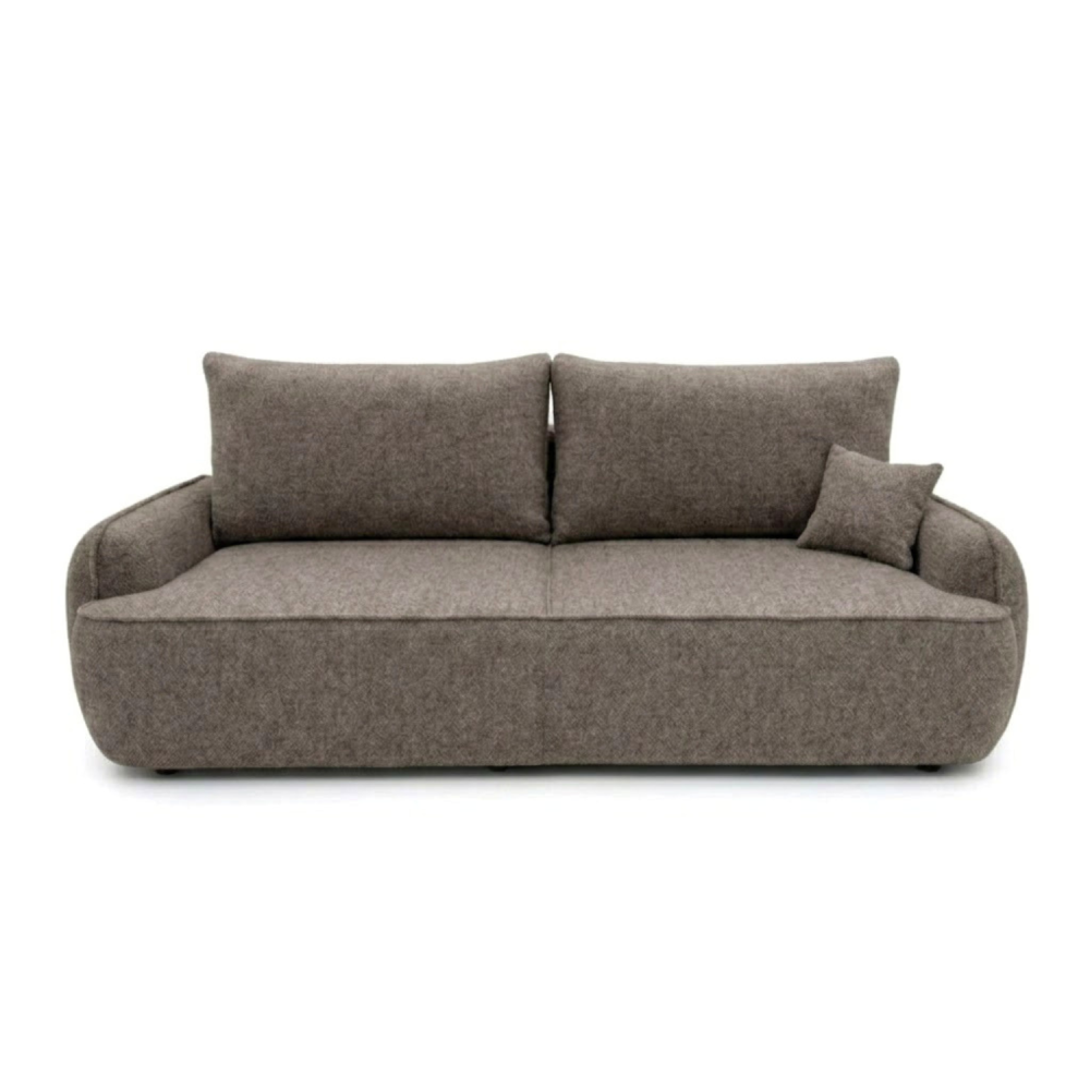 Sofa-lova OVELLA – ROBIN 12 · Ruda – vaizdas iš priekio #spalva_robin 12 · ruda