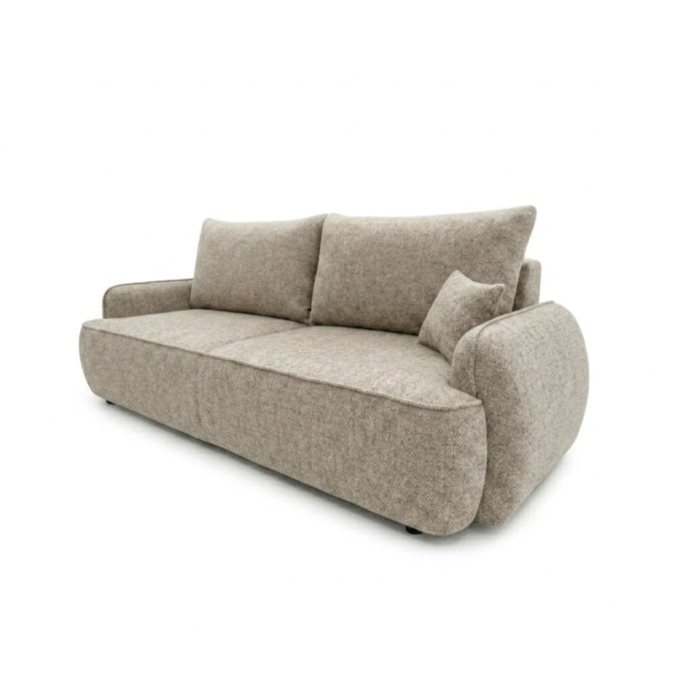 Sofa-lova OVELLA – ROBIN 8 · Tamsiai smėlio – bendras vaizdas kitu kampu #spalva_robin 8 · tamsiai smėlio