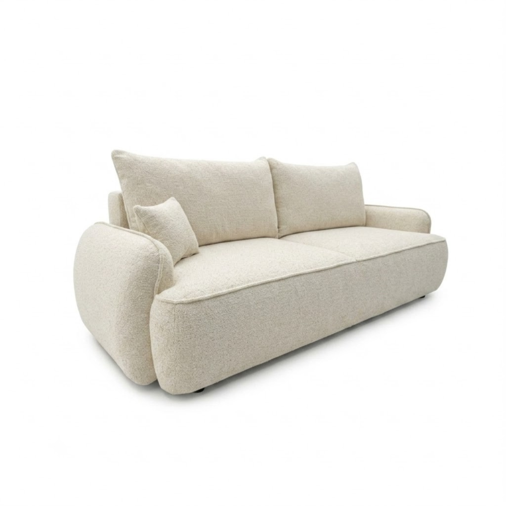 Sofa-lova OVELLA – ROBIN 6 · Smėlio – bendras vaizdas kitu kampu #spalva_robin 6 · smėlio