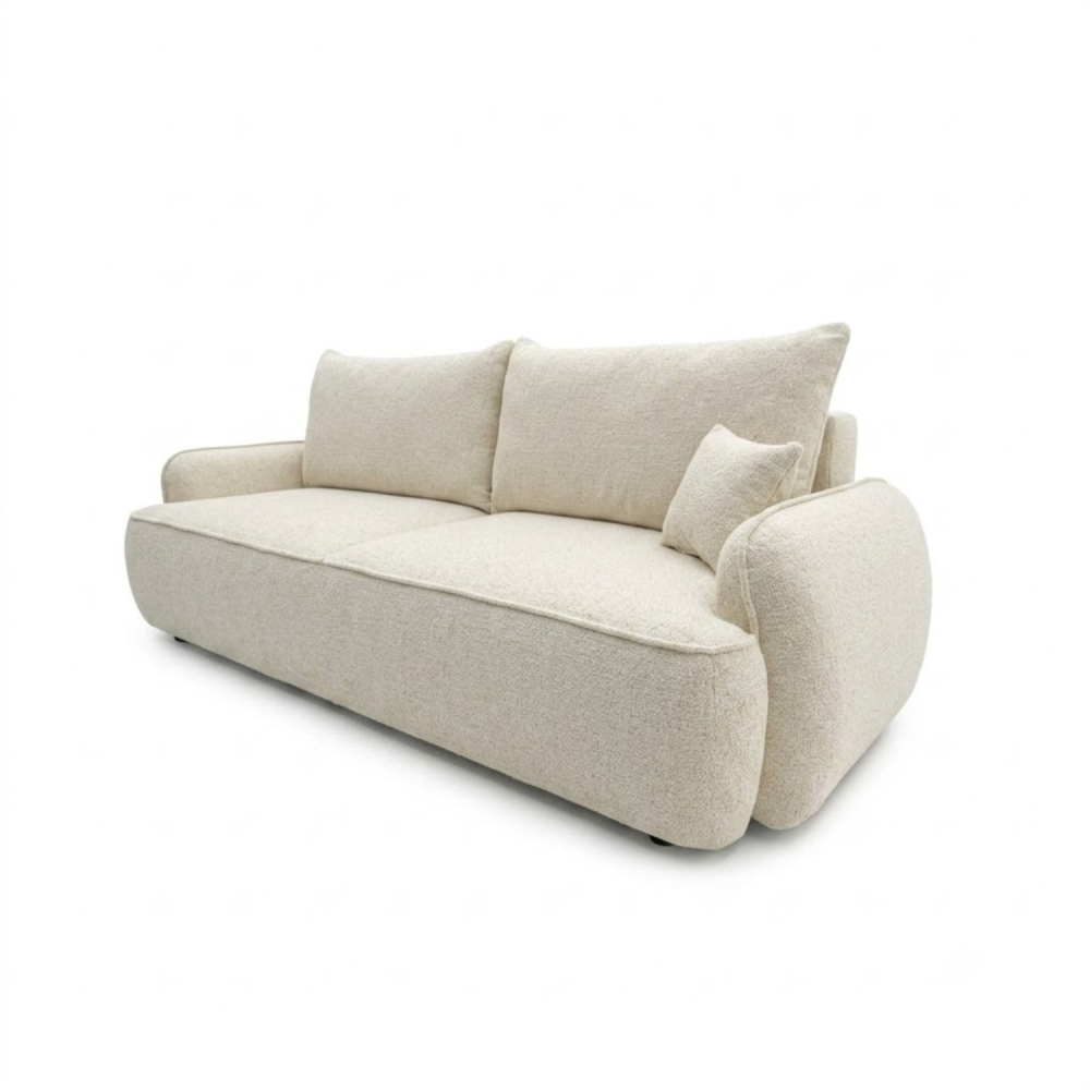 Sofa-lova OVELLA – ROBIN 6 · Smėlio – bendras vaizdas kitu kampu #spalva_robin 6 · smėlio