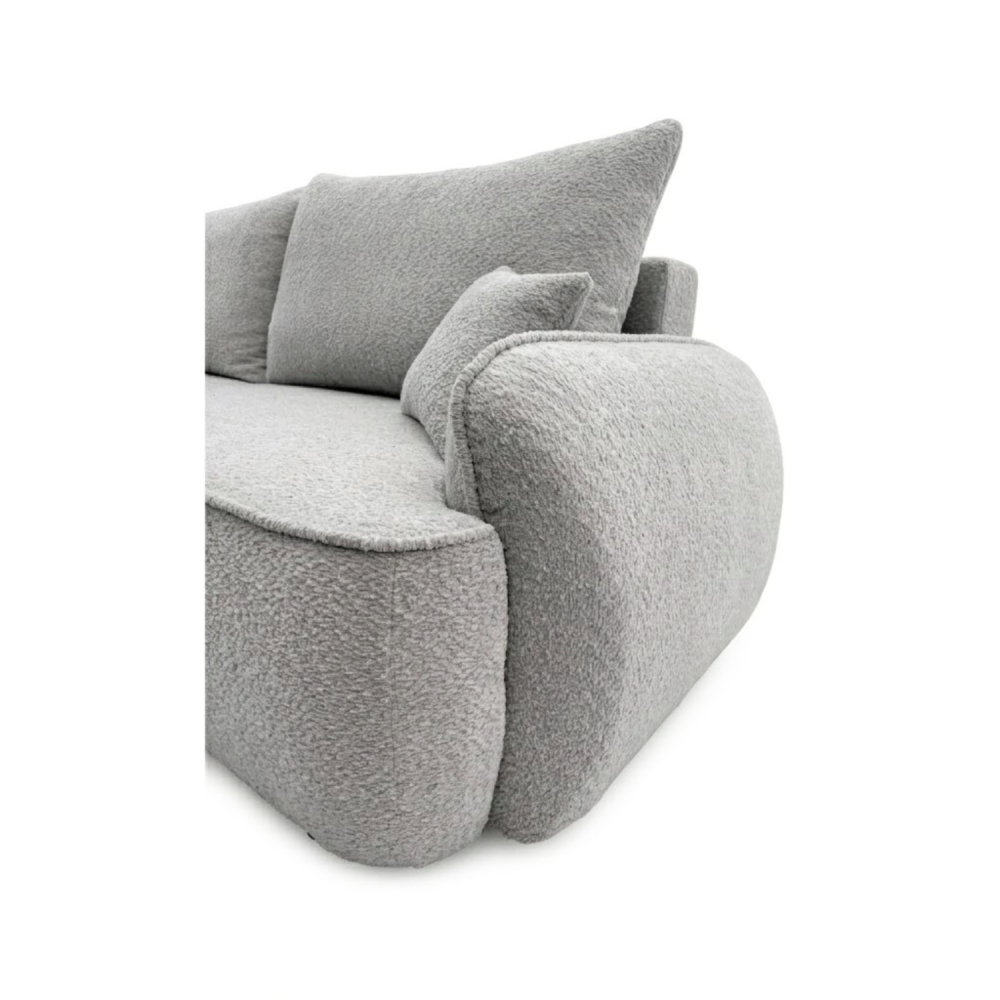 Sofa-lova OVELLA – CORAL 75 · Šviesiai pilka – apmušalų ir konstrukcijos detalė #spalva_coral 75 · šviesiai pilka