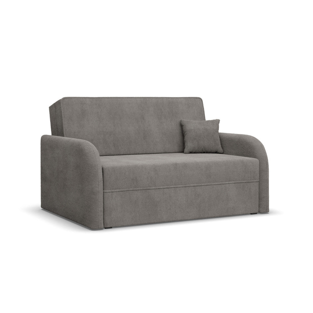 Sofa-lova SOMO – ONEGA 7 · Tamsiai pilka – bendras vaizdas kitu kampu #spalva_onega 7 · tamsiai pilka