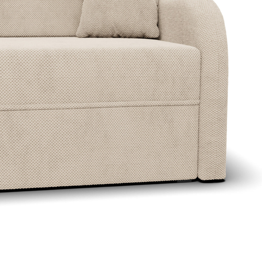 Sofa-lova SOMO – ONEGA 14 · Smėlio – apmušalų ir konstrukcijos detalė #spalva_onega 14 · smėlio