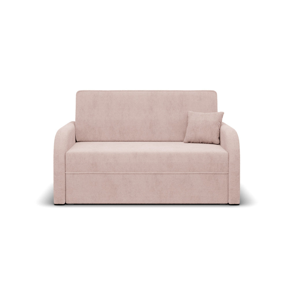 Sofa-lova SOMO – ONEGA 15 · Rožinė – vaizdas iš priekio #spalva_onega 15 · rožinė