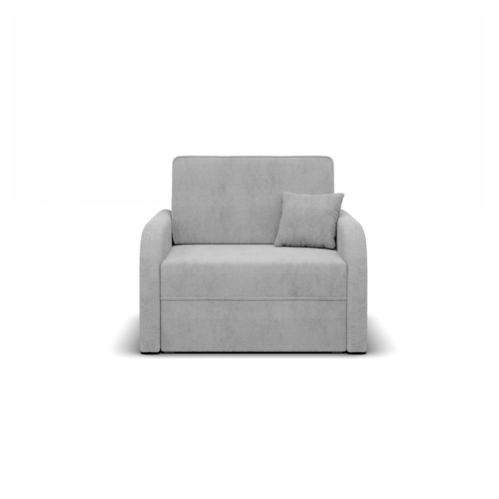 Sofa-lova SOMO – ONEGA 8 · Šviesiai pilka – vaizdas iš priekio #spalva_onega 8 · šviesiai pilka