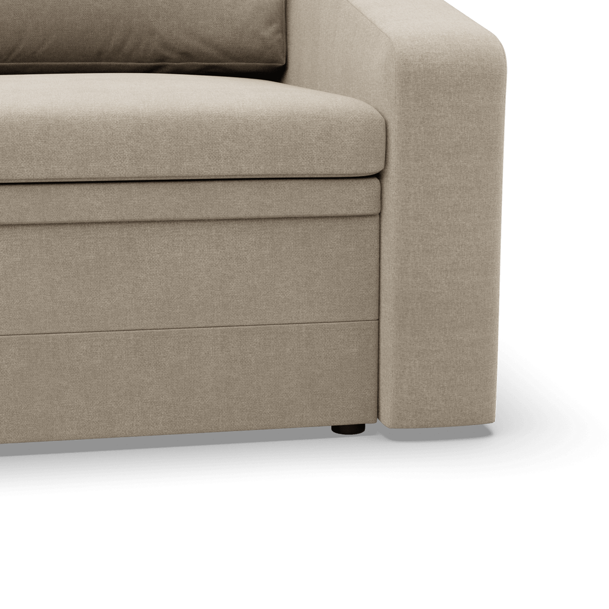 Išskleidžiamas fotelis ORBIT 90 – MALMO NEW 08 – audinio ir konstrukcijos detalės #spalva_malmo new 08