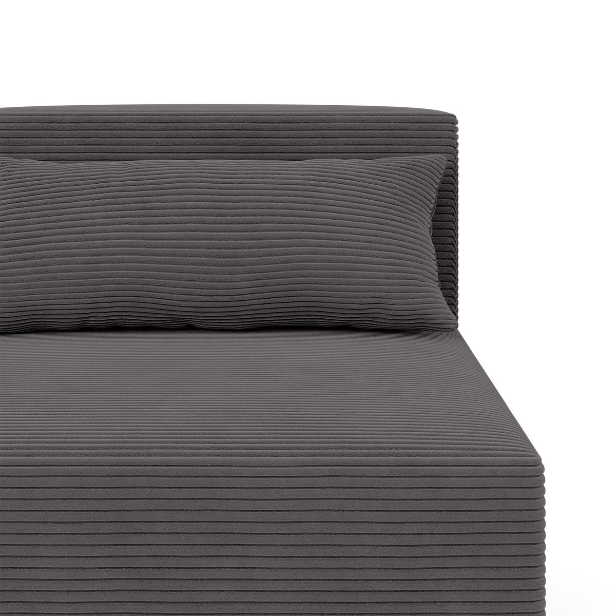 Modulinis fotelis NOVA – POSO 022 – audinio ir konstrukcijos detalės #spalva_poso 022