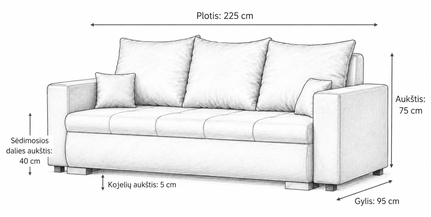 Sofa lova LOKO